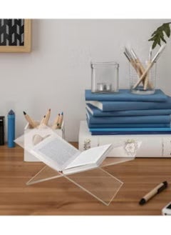 Quran (Rail)Stand Holder for Reading X- shaped Clear Book Stand for Open and Closed Books - pzsku/ZD5D89A2DF41AC99F326DZ/45/_/1706816847/eee37700-8c7c-48bd-8199-2358bd0e25bb