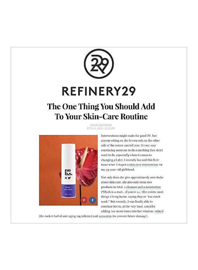 نو بي. أس. نو باد ستاف كريم ليلي بعنصر الريتينول - Image 5