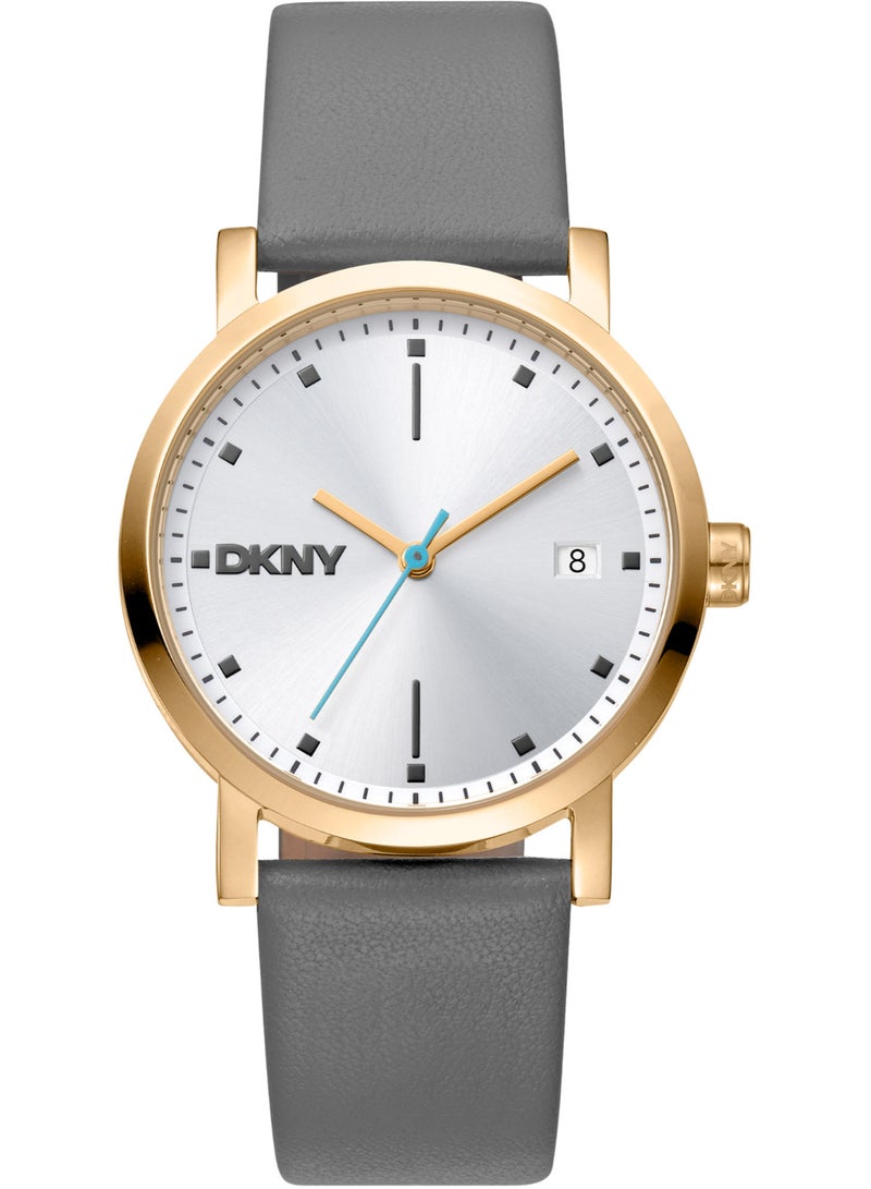 DKNY Soho Midi Dk1L036L0025 - Leather Female Quartz 3 Hands - Image 1