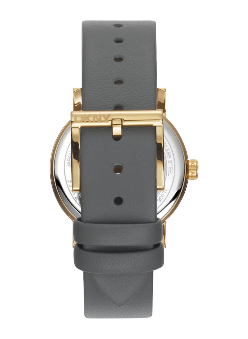 DKNY Soho Midi Dk1L036L0025 - Leather Female Quartz 3 Hands - Image 3