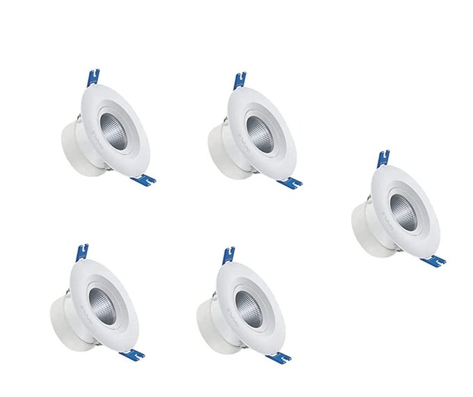 US LED SPOT LIGHT ROUND PANEL DEEP JUNCTION CONCEAL BOX DOWN LIGHTS 4WATT COOL WHITE 6000K PACK OF 5