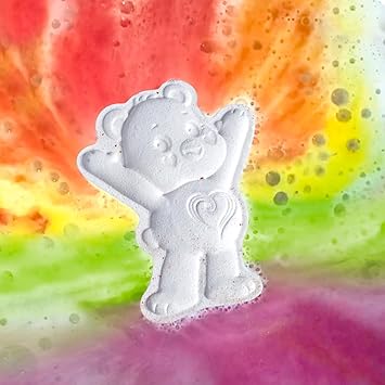 Zimpli Kids Care Bears Bath Bomb from Zimpli Kids Magically Creates Rainbow Special Effect Birthday Christmas Stocking Filler Gift Bath Toy for Children Pocket Money Toy Bubble Bath Fizzers  - Image 2