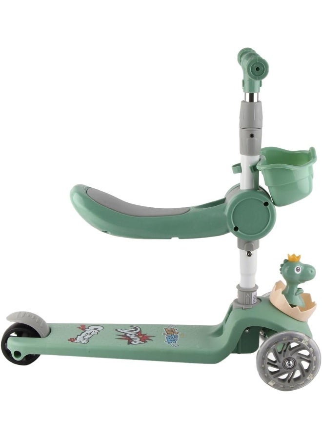 3 Wheel Kick Scooter for Kids Adjustable Height PU Wheels Best Gifts for Children from 3 to 16 Year-Old - Image 2