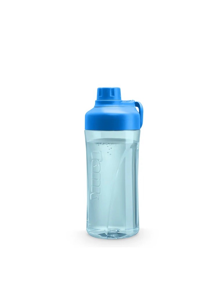 تانك زجاجه تانك مي لون ازرق 550ml- Bottle- Tank me - Image 1