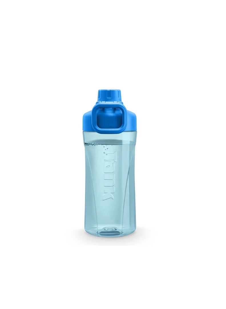 تانك زجاجه تانك مي لون ازرق 550ml- Bottle- Tank me - Image 2