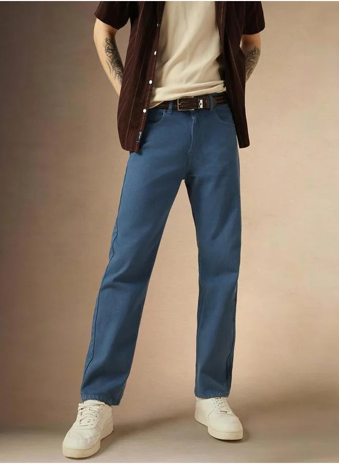 Dennis Lingo Dennis Lingo Mid Rise Straight Fit Jeans