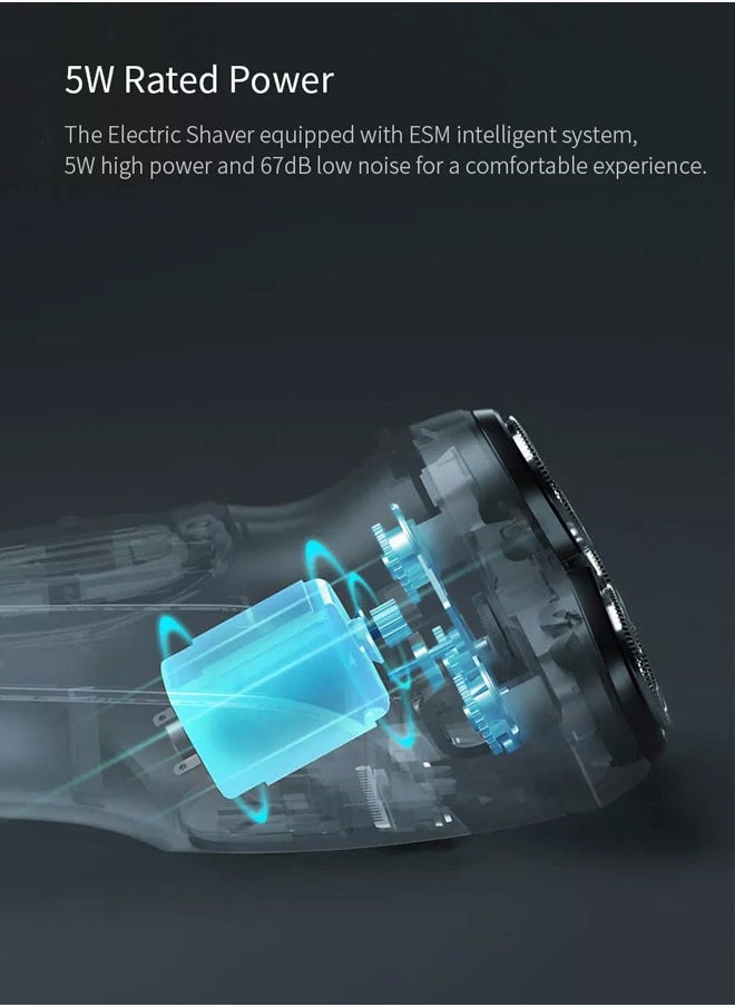 ENCHEN - Electric Shaver Triple Floating Blade Heads Wet-Dry Dual Use Waterproof Shaving Machine Beard Trimmer - Image 1
