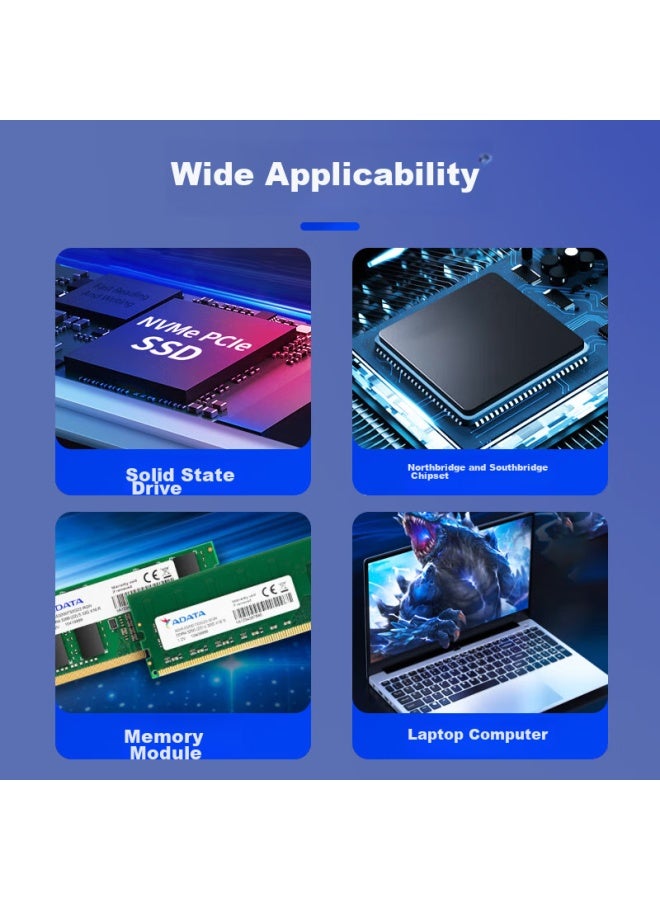 Nvvm.2 Solid State Drive Thermal Paste Pad, Cooling Silicone Pad, Thermal Conductive Silicone Pad For Ssd North Bridge, Tc-1315x Thermal Conductivity 13w - Image 3