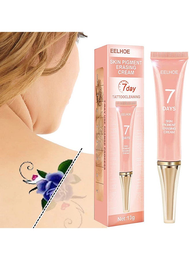 EELHOE Skin Pigment Erasing Cream, Tattoo Removal Cream, Fast-Acting Tattoo Removal Cream, Permanent Tattoo Removal Cream, Skin Pigment Removal Cream, Painless Tattoo Removal without Scarring  - Image 1