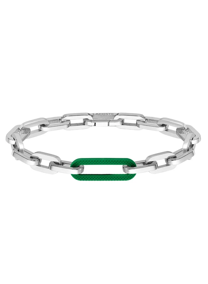 LACOSTE Lacoste Men's Multicolor Silicone Link &Chain Bracelets - 2040103