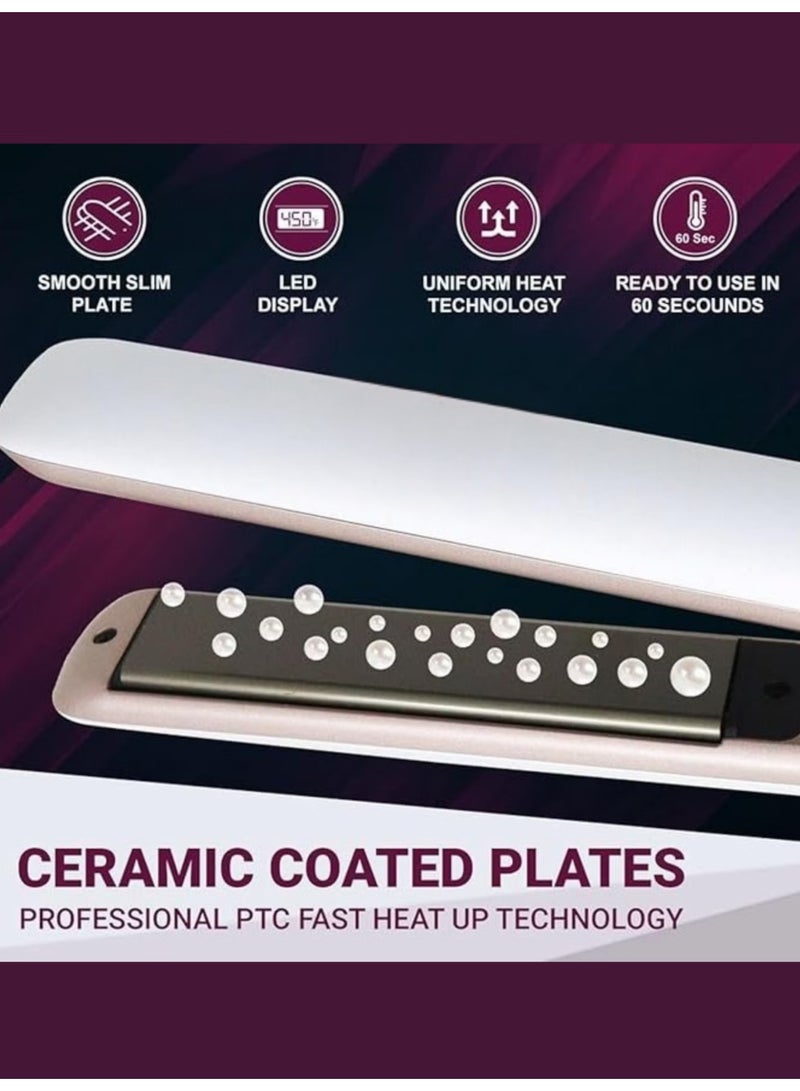 Professional Hair Straightener – Advanced Ceramic Technology for Smooth, Shiny & Frizz-Free Hair - Image 3