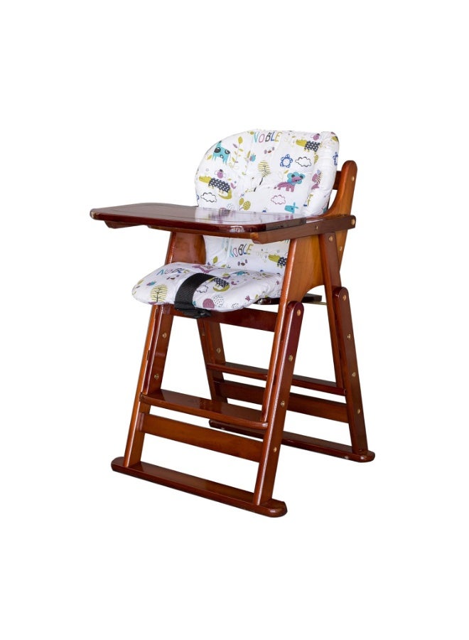 Twoworld High Chair Cushion, Large Thickening Baby High Chair Seat Cushion Liner Mat Pad Cover Breathable (Animal World) - Image 4
