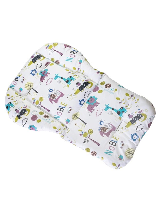 Twoworld High Chair Cushion, Large Thickening Baby High Chair Seat Cushion Liner Mat Pad Cover Breathable (Animal World) - Image 5