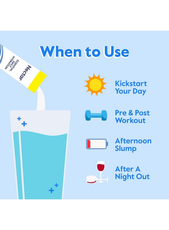 Nectar Sugar Free Electrolytes Powder - Organic Fruit No Sugar or Calories - Hydration Powder for Dehydration Relief and Rehydration - Keto and Paleo (Strawberry Lemonade 40 Serving Tub) - Image 2