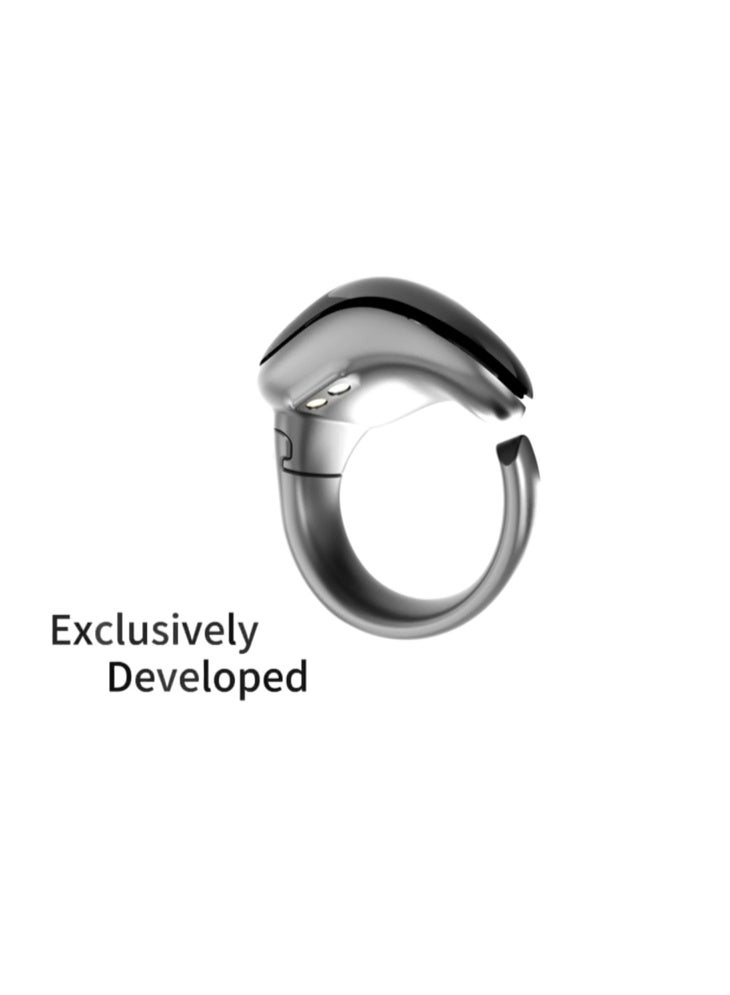 iTasbih RELATION Premium Zikr Smart Ring with Charging Case, Bluetooth Digital Counter Ring with APP Control, 5 Adjustable Sizes (16-24mm), Waterproof OLED, Prayer Reminder for Muslims Best Gift for Every Occasions Eid, Hajj, Marriage, Birthday etc - Image 3