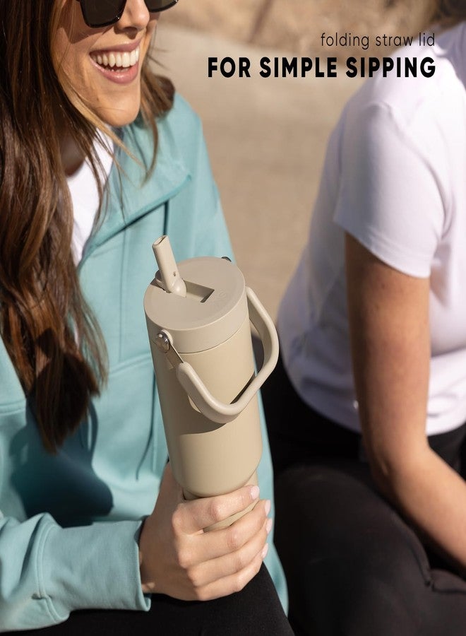 Simple Modern Trek Pivot | 30oz Flip Straw Tumbler with Handle | Water Bottle & Boot | Interchangeable Straw & Chug Lids | Insulated Stainless Steel Jug | Gym Sports | Purple Breeze Houndstooth - Image 4