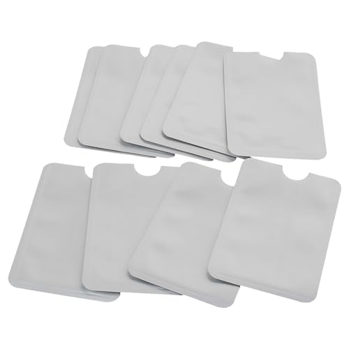 RDEXP RFID Blocking Sleeve Holder Credit Card Secure Protector Aluminum Foil Pack Of 10 (Type 1) - Image 1