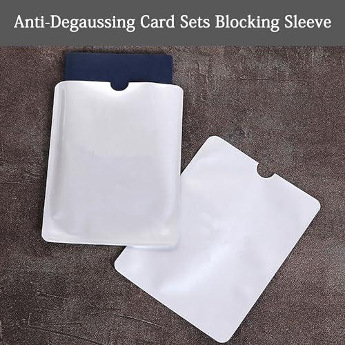 RDEXP RFID Blocking Sleeve Holder Credit Card Secure Protector Aluminum Foil Pack Of 10 (Type 1) - Image 2