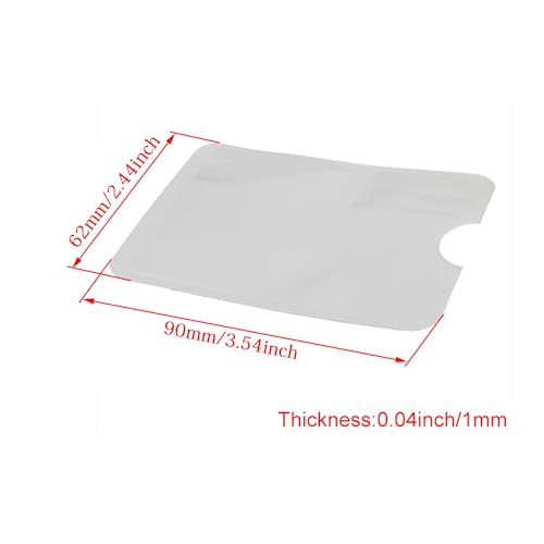 RDEXP RFID Blocking Sleeve Holder Credit Card Secure Protector Aluminum Foil Pack Of 10 (Type 1) - Image 4
