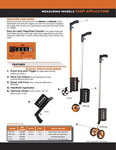 Keson PA14 Paint Applicator, Hand Held, Black - Image 3
