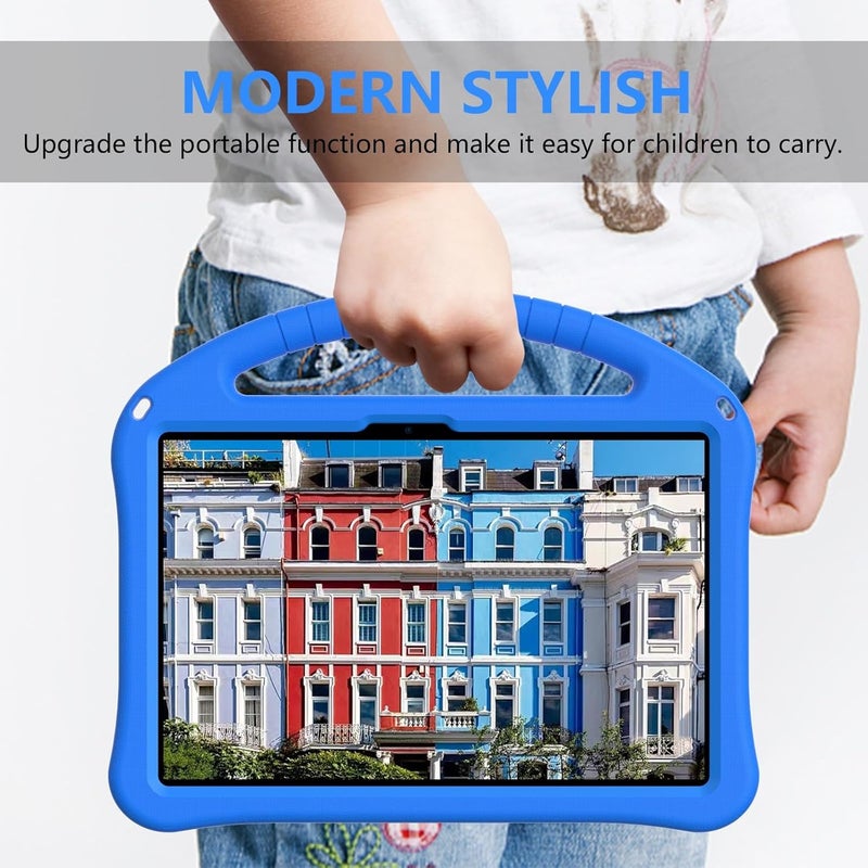 for Infinix Xpad 11 Inch X1101(2024) Case Lightweight EVA Tablet Cover with Adjustable Strap, Shockproof Handle & Kickstand Portable Protective Shell(Blue) - Image 3