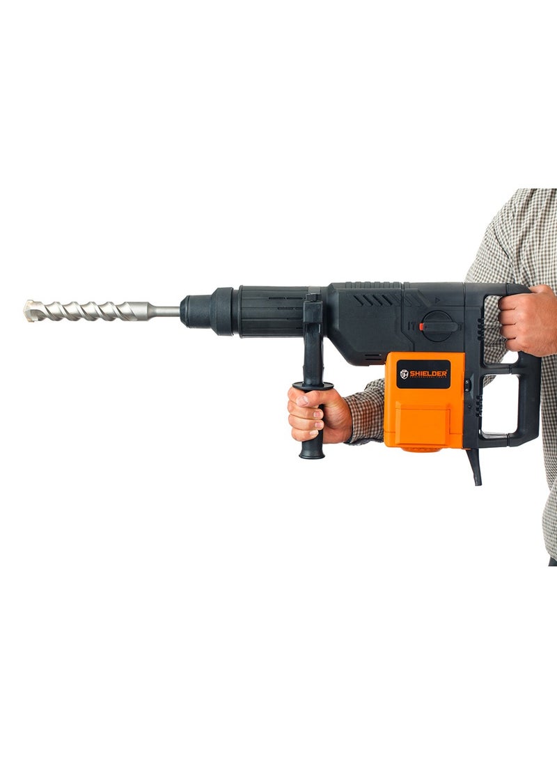 Shielder Rotary Hammer Shielder SH-5201 1500W 52mm SDS Max Demolition Hammer Drill 5300 BPM Heavy Duty Concrete Breaker with Carry Case - Image 4