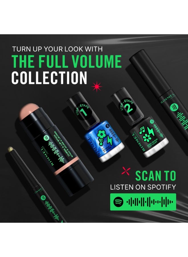 RIMMEL LONDON Full Volume Collection Super Gel Nail Polish Topcoat 001 High Shine 12ml - Image 4