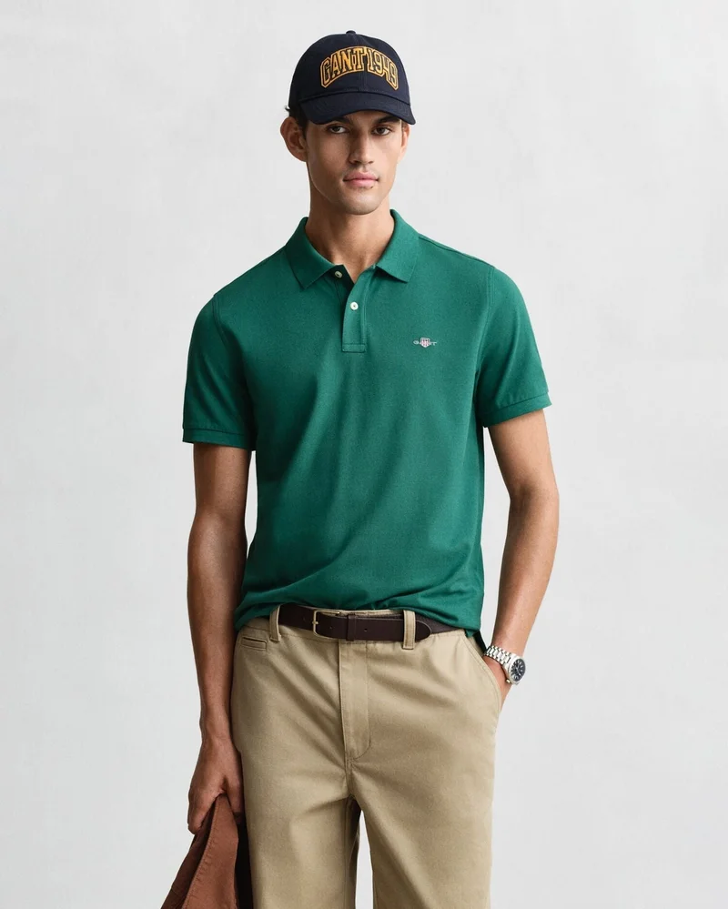 GANT Regular Shield Short Sleeve Pique Polo