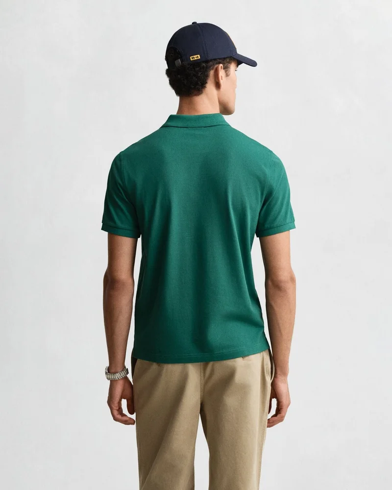 GANT  Regular Shield Short Sleeve Pique Polo for Men | Best Price UAE