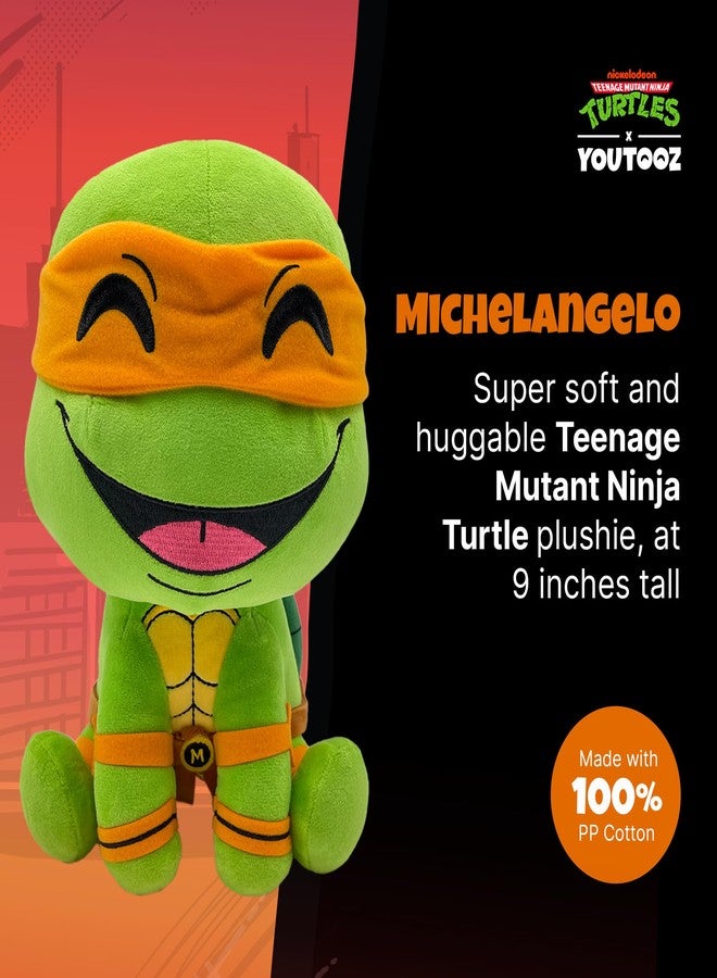 YOUTOOZ You Tooz Youtooz Michelangelo Ninja Turtles Plush, 9 Inch TMNT Plushie from The Series Teenage Mutant - Cute, Orange - Image 2