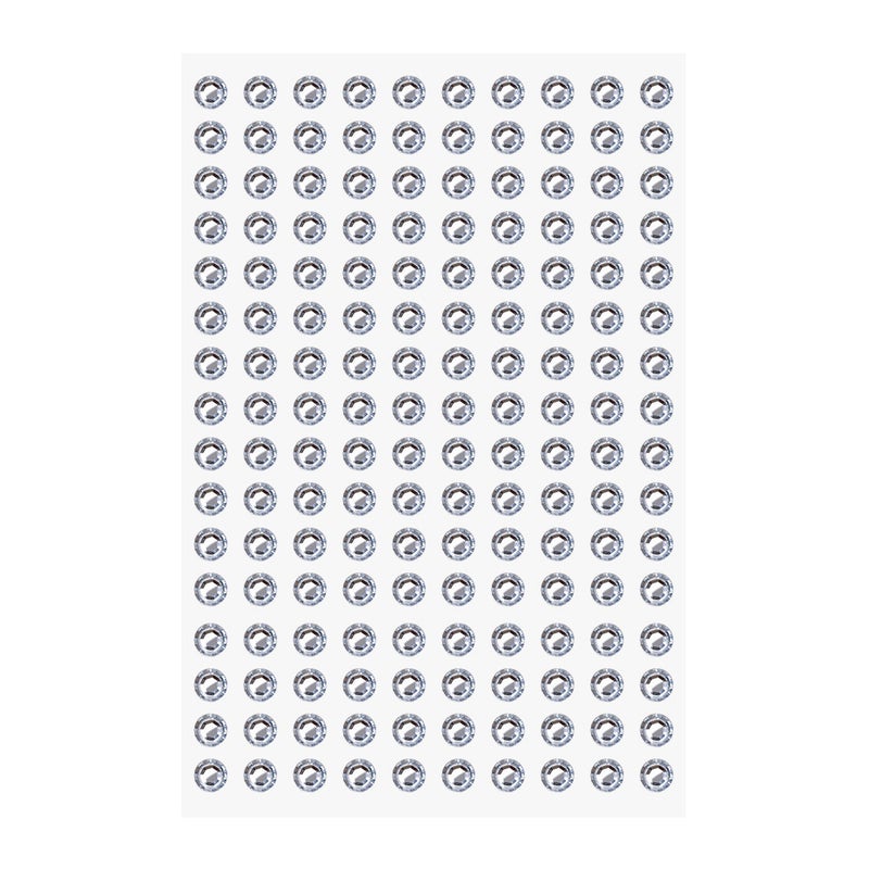 Best Selling 6 Sizes (3-10Mm) Eyebrow Face Makeup Points Rhinestone Single Adhesive Diamond Face Stickers - Image 1