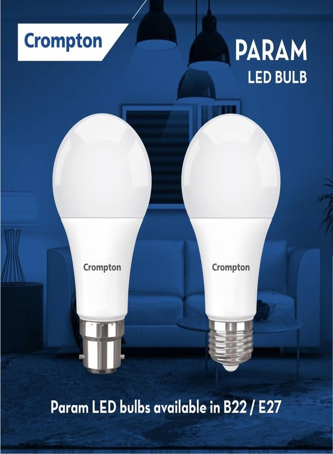 Crompton كرومبتون بارام 13 واط، مصباح LED دائري B22 بإضاءة نهارية باردة - Image 4