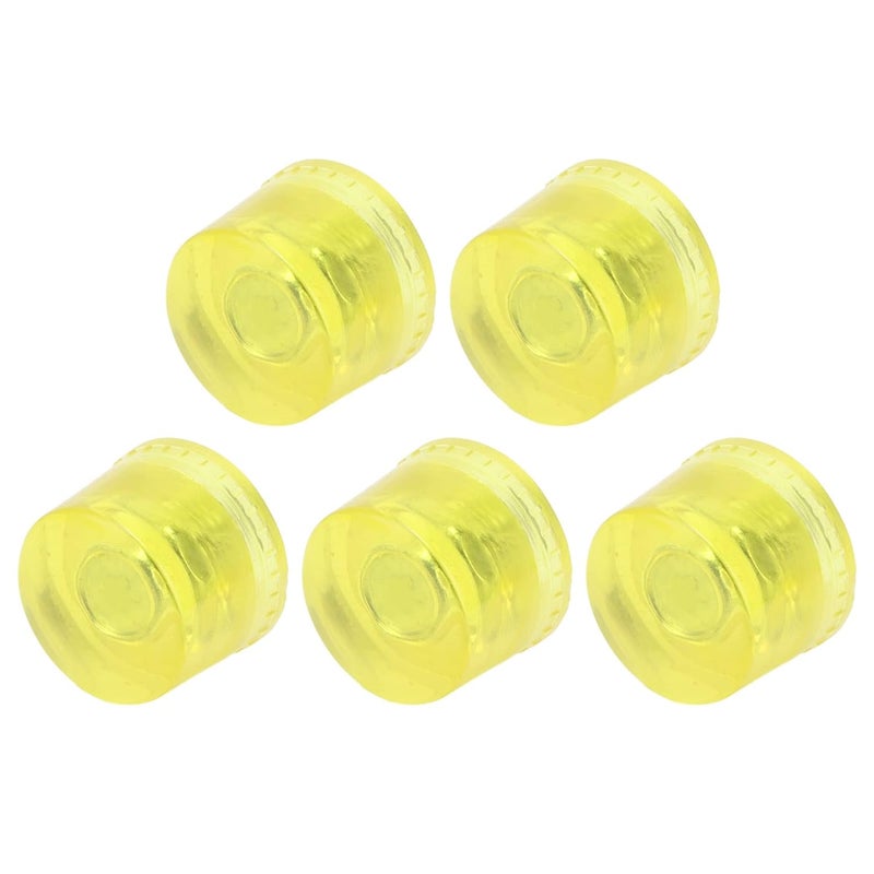 5Pcs Yellow Rubber Mallet Hammer Heads 35mm M8x1 Thread 35g Each - Image 5