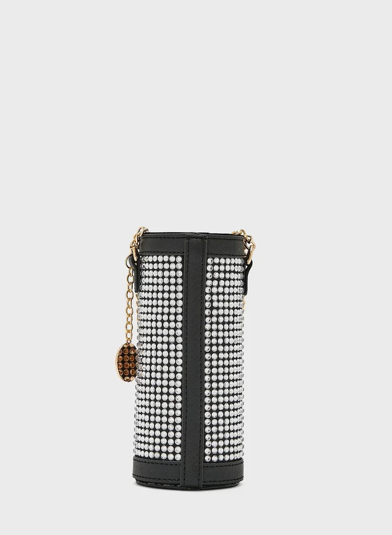 RIVER ISLAND Chain Detail Cosmetic Bag