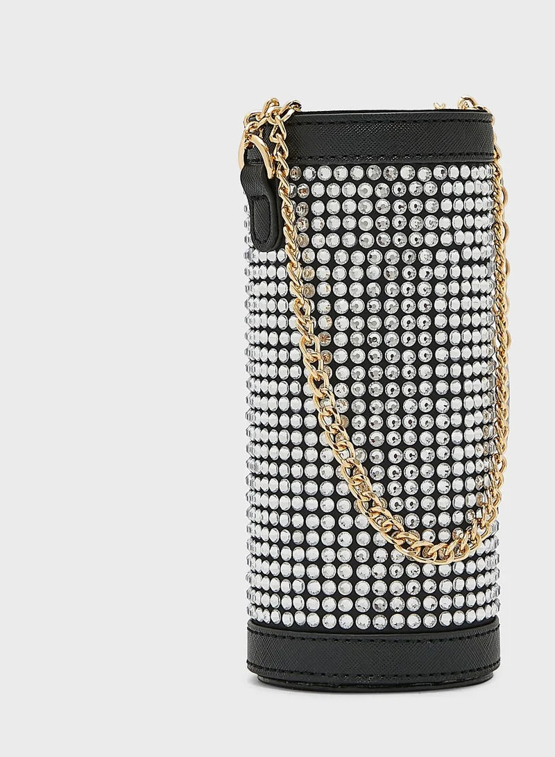 RIVER ISLAND Chain Detail Cosmetic Bag