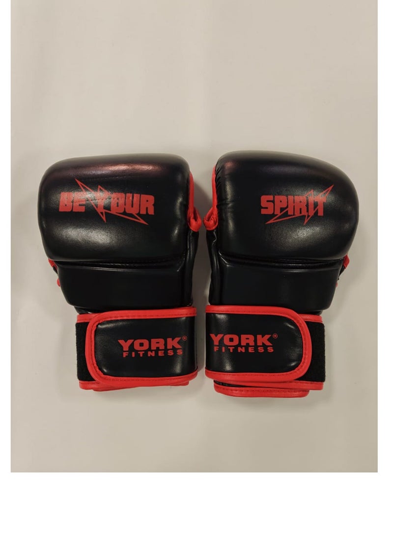 York Mma Gloves Blk/Red S/M Bq3205 @ Fs - Image 1