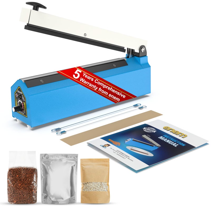 ENEM Sealing Machine for Food Packets, 16 Inch (400 mm) 5 Years Comprehensive Warranty, Packet Sealer Machine, Packing Machine Sealing, Sealing Machine, Full Customer Support from Enem - Image 1