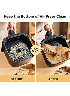 Mi VAZA 16CM Air Fryer Liners Square, Baking Paper for Air Fryer Water-proof,Parchment Paper for Baking Roasting Microwave  - Image 5