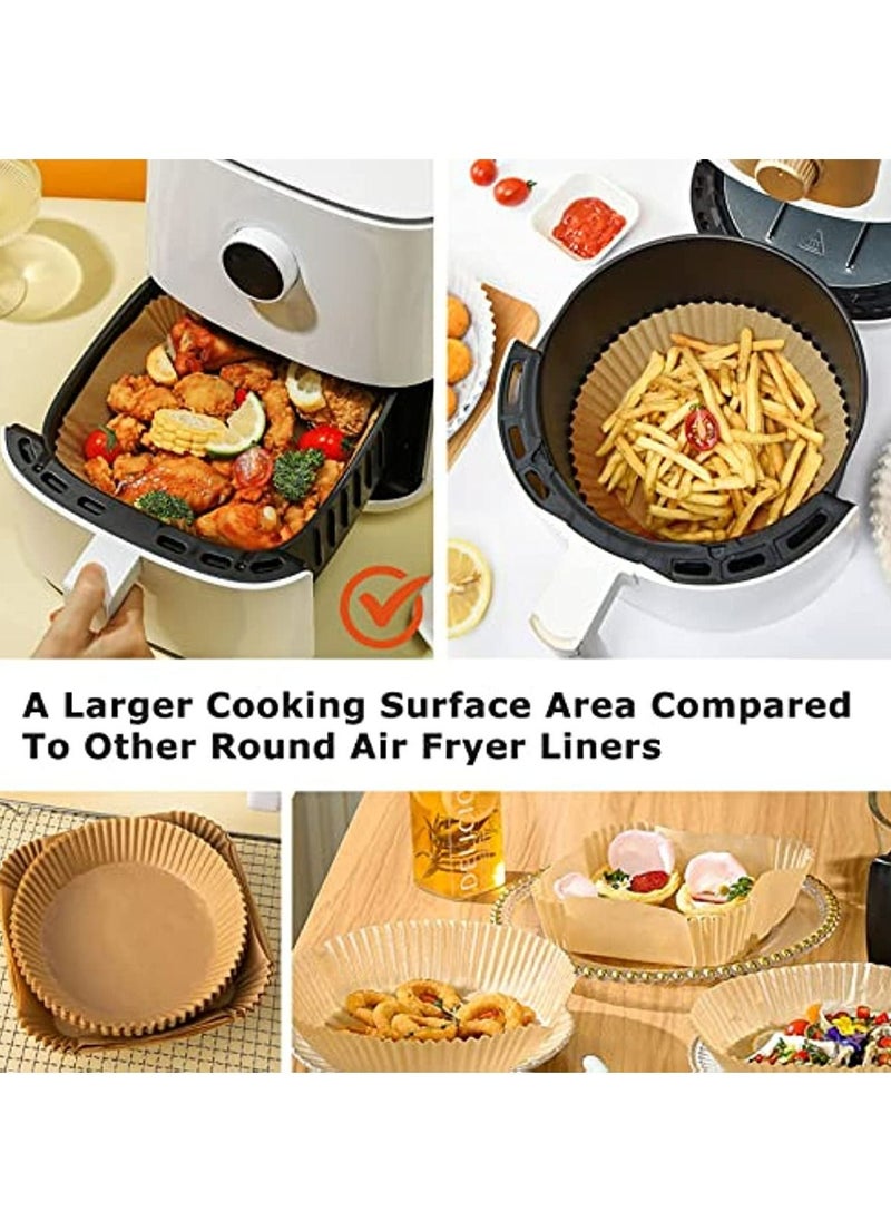 Mi VAZA - 16CM Air Fryer Liners Square, Baking Paper for Air Fryer Water-proof,Parchment Paper for Baking Roasting Microwave - Image 1