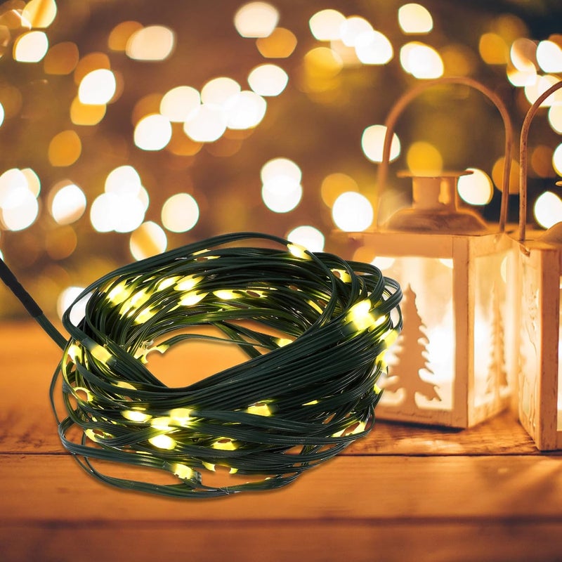 MAGICLULU Solar LED Strip Lights 10m 100-led Warm White Outdoor Waterproof Solar String Lights for Garden Patio Stair Lighting - Image 5