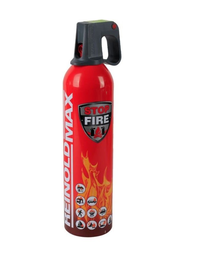REINOLD MAX Small Car Fire Extinguisher Foam Spray 750ml European Made  - Image 1