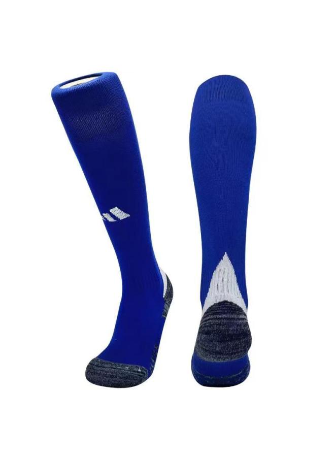 Spot 24-25 Thai Version Long Football Socks For Adults And Kidsren, Sweat-absorbent And Wear-resistant Towel-soled Sports Socks