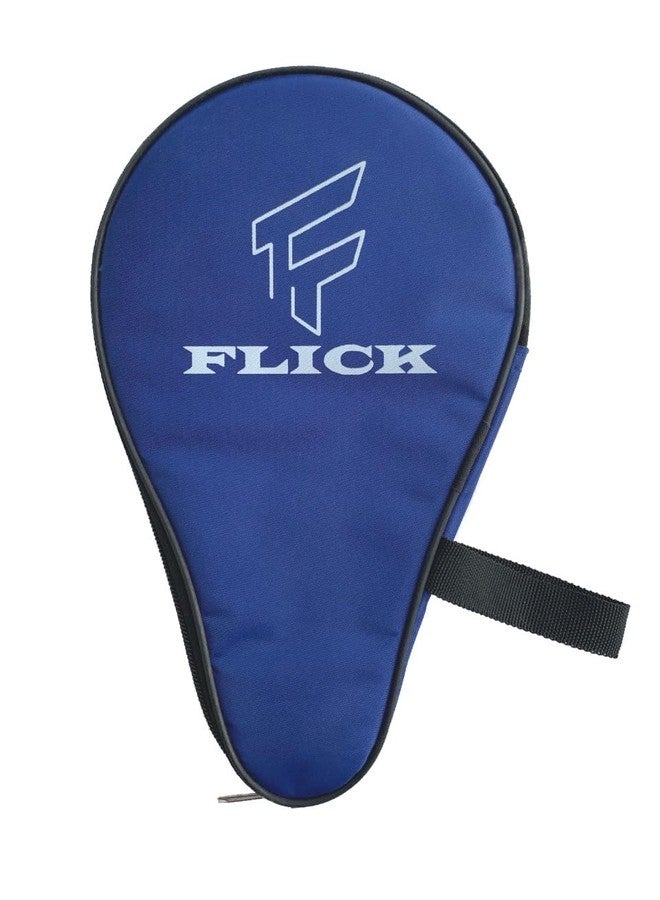 FLICK مجموعة لعب تنس الطاولة FLICK'S Hurricane Plus - مجموعة مضارب تنس طاولة عالية الأداء | معتمدة من TTFI | مضرب تنس طاولة واحد | غطاء مضرب تنس طاولة واحد | كرتان تنس طاولة في عبوة واحدة (TTPS- 01H) - Image 5