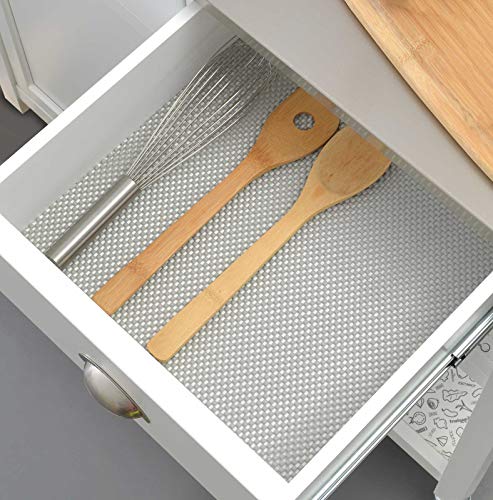 BNYD Drawer Liner Kitchen Cabinet Shelf Liner 12 inch by 20 feet Beige - Image 3