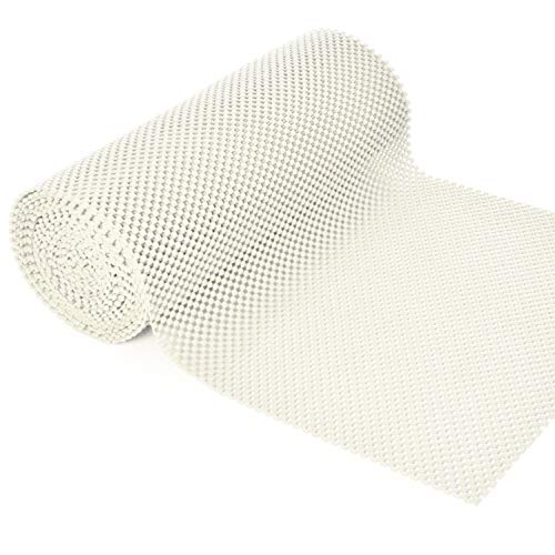 BNYD Drawer Liner Kitchen Cabinet Shelf Liner 12 inch by 20 feet Beige - Image 1