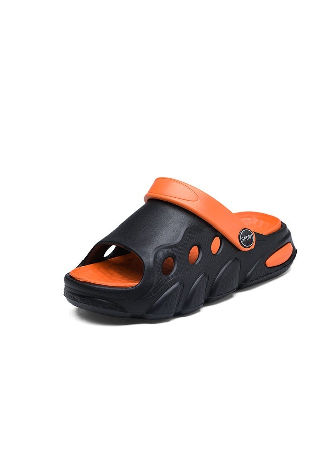 NIBEMINENT Children's Summer Lightweight Breathable Slip-On Sandals Indoor Outdoor Wear Home Slippers Boys Girls Flat Slippers  - Image 1