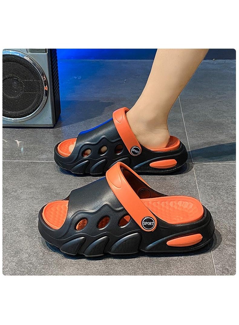 NIBEMINENT Children's Summer Lightweight Breathable Slip-On Sandals Indoor Outdoor Wear Home Slippers Boys Girls Flat Slippers  - Image 3