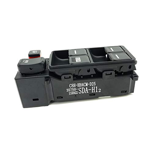 CAC مفتاح نافذة الطاقة الرئيسي من CAC جانب السائق 35750-SDA-H12 بديل متوافق مع هوندا أكورد سيدان 2003 2004 2005 2006 2007 - Image 3