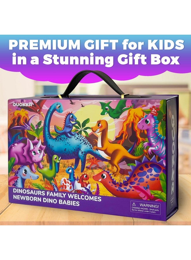 QUOKKA Giant Floor Puzzles for Kids Ages 4-6 - 2x3 Feet 48 Piece Puzzles for Toddlers 3-5 - Large Educational Kids Puzzles Ages 2-4 - Dinos Activity Game for Boys and Girls - Premier Gift - Image 2