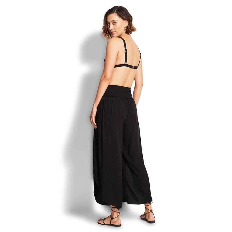 Seafolly  Beach Basics Shirred Waist Wrap Pant - Women for Women | Best Price UAE